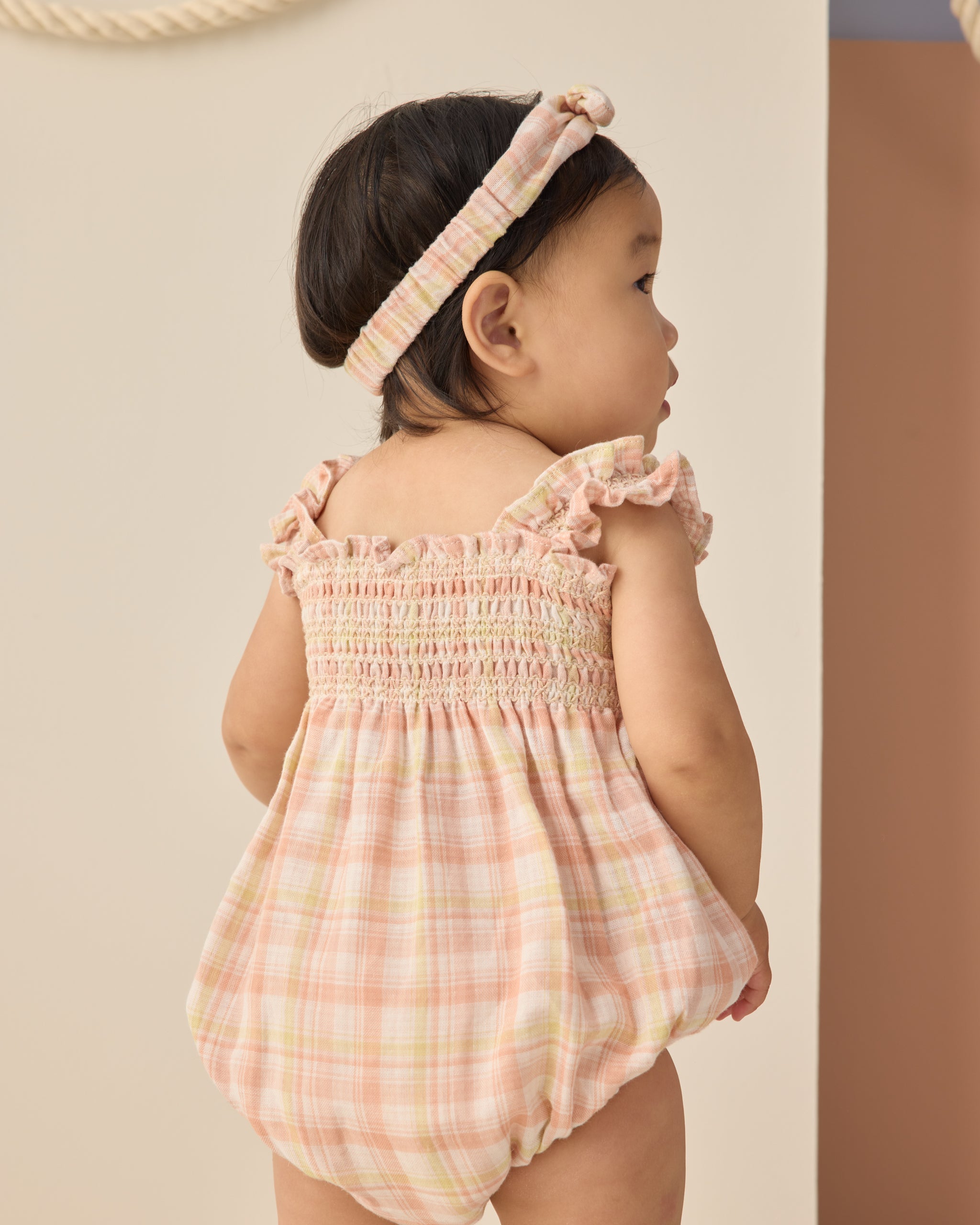 Rylee + Cru Julia Romper - Summer Plaid
