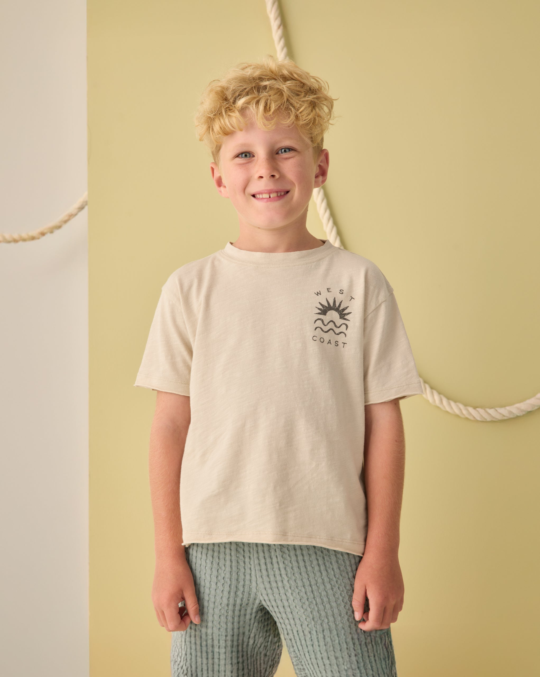 Rylee + Cru Raw Edge Tee - West Coast