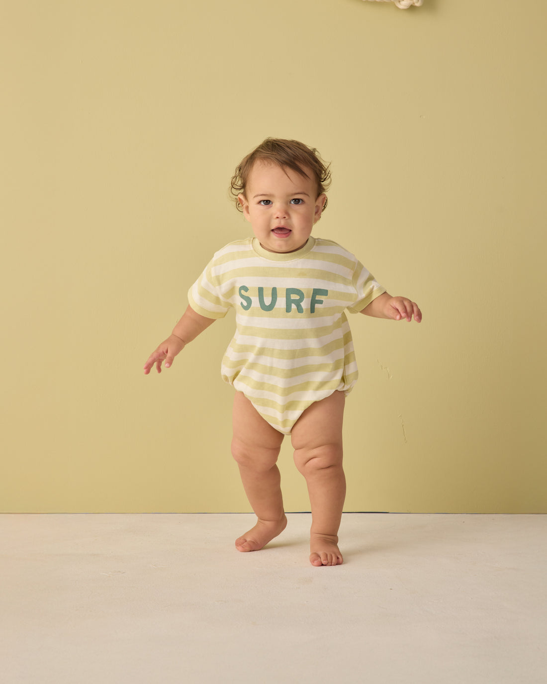 Rylee + Cru Relaxed Bubble Romper - Surf
