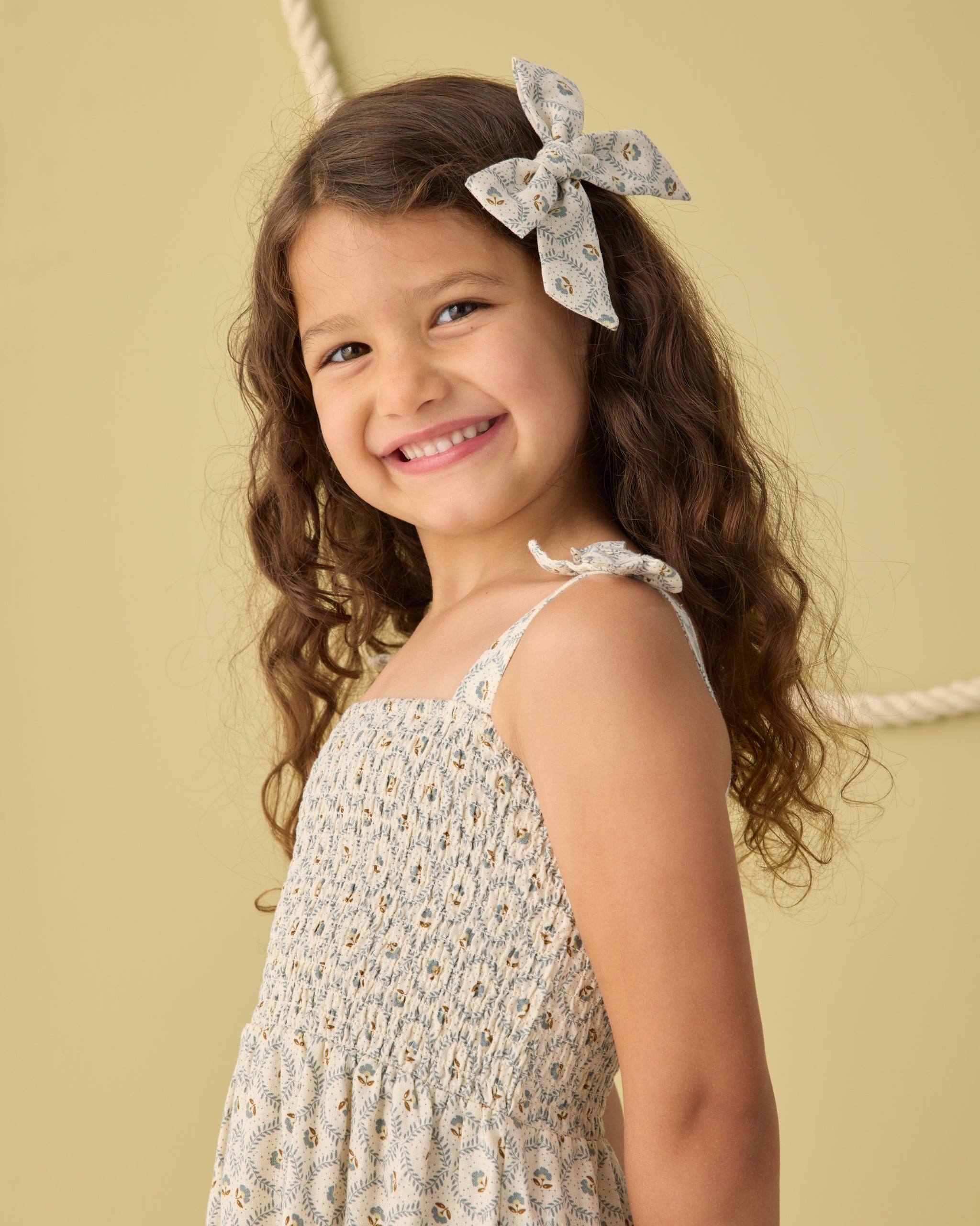 Rylee + Cru Bow - Green Fleur