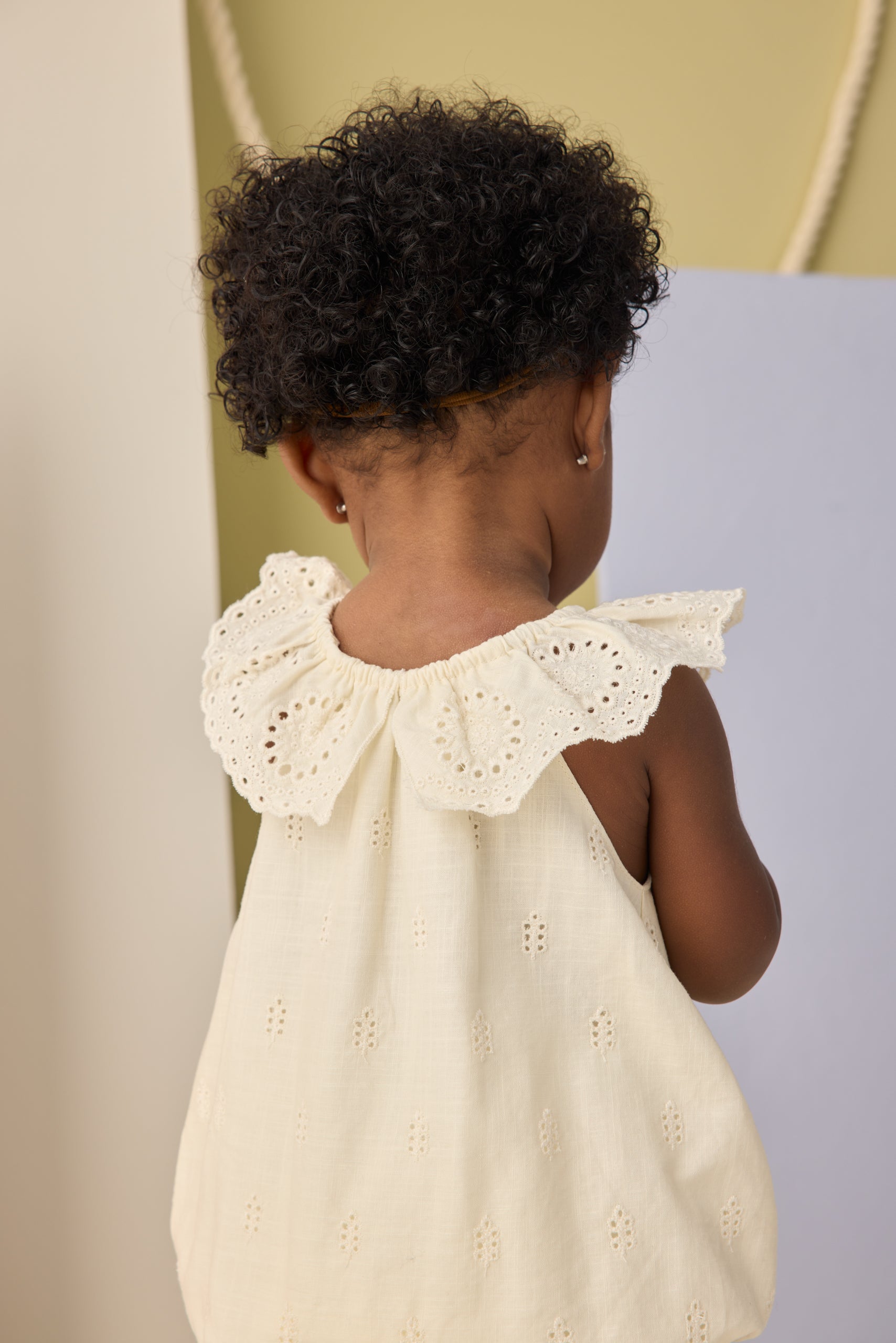 Rylee + Cru Myla Romper - Ivory