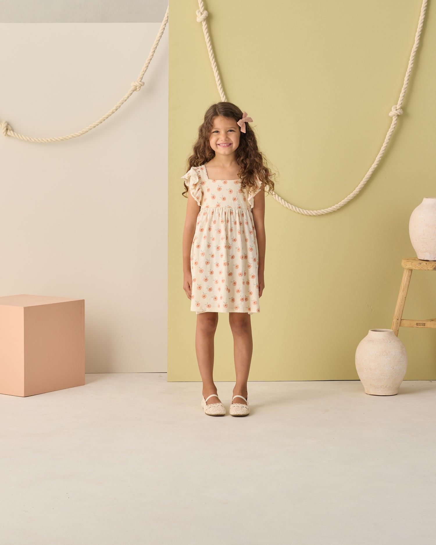 Rylee + Cru Mariposa Dress - Peaches