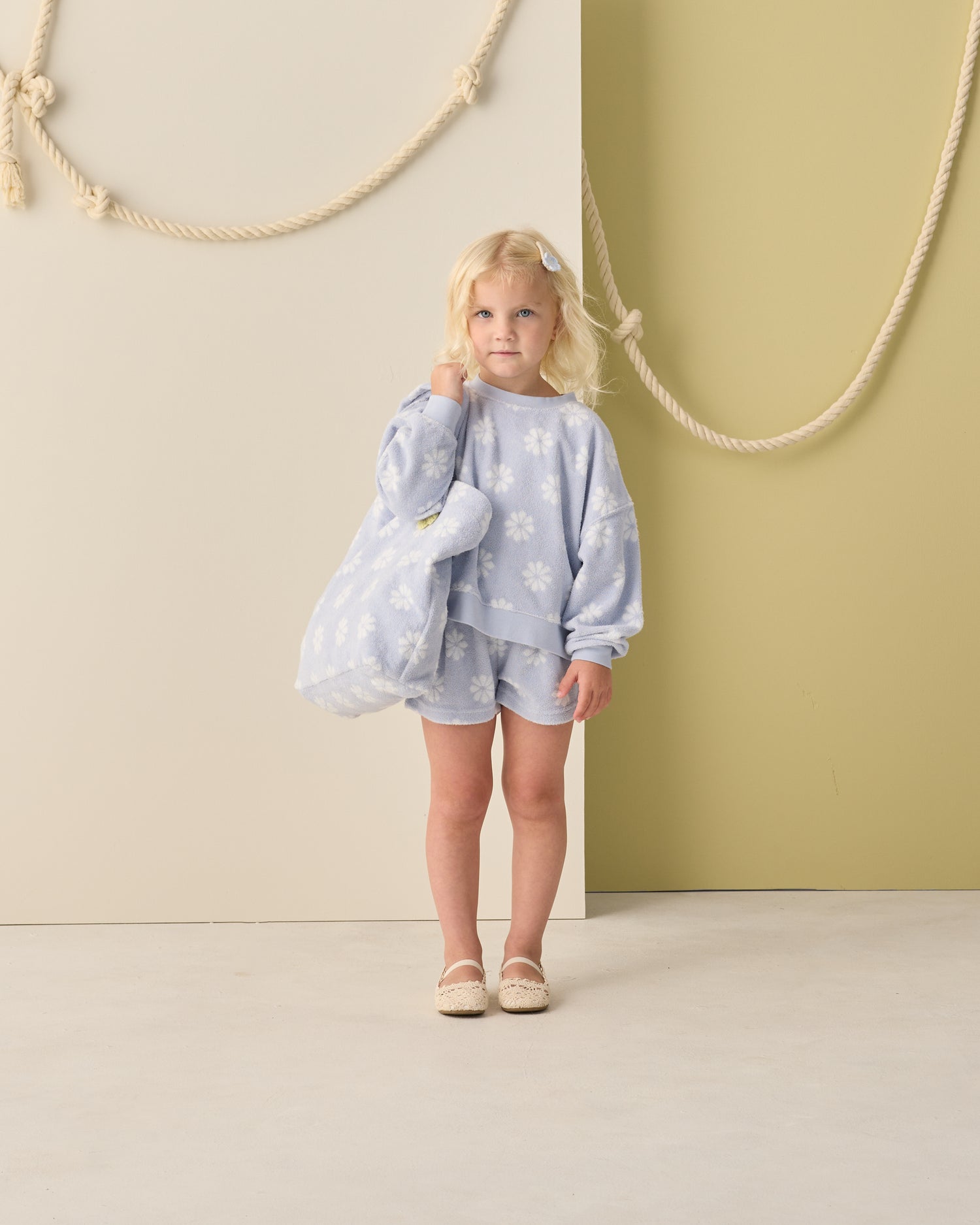 Rylee + Cru Karli Set - Periwinkle Daisy