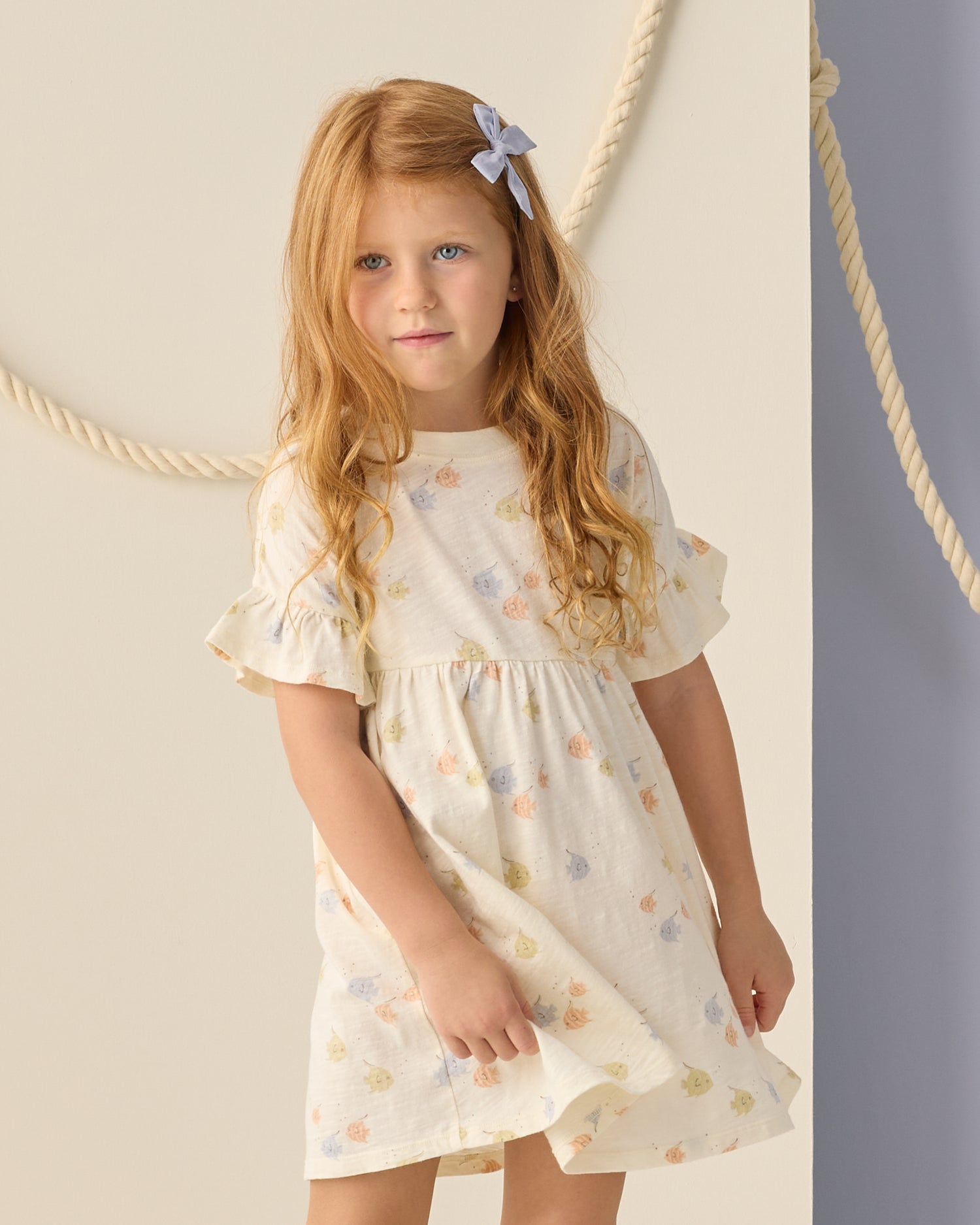Rylee + Cru Babydoll Dress - Angel Fish