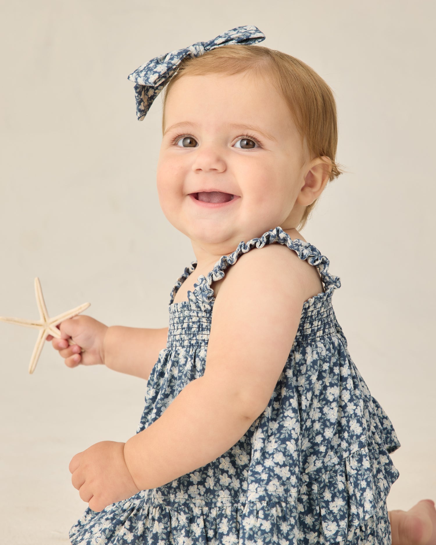 Rylee + Cru Lala Set - Navy Floral