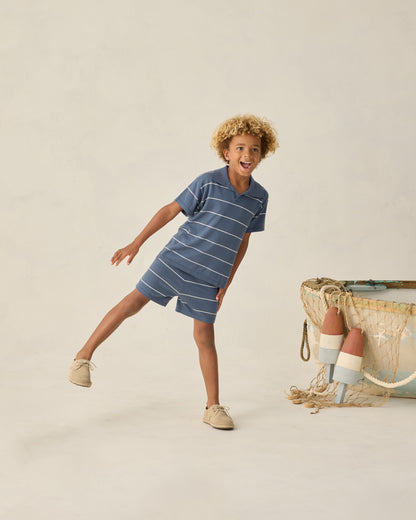 Rylee + Cru Chandler Knit Short - Navy Stripe