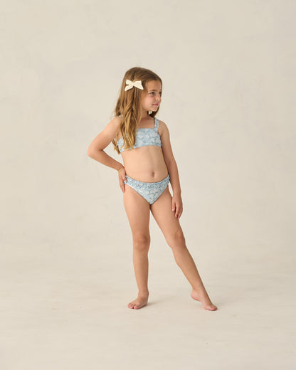 Rylee + Cru Rouched Bikini - Hydrangea
