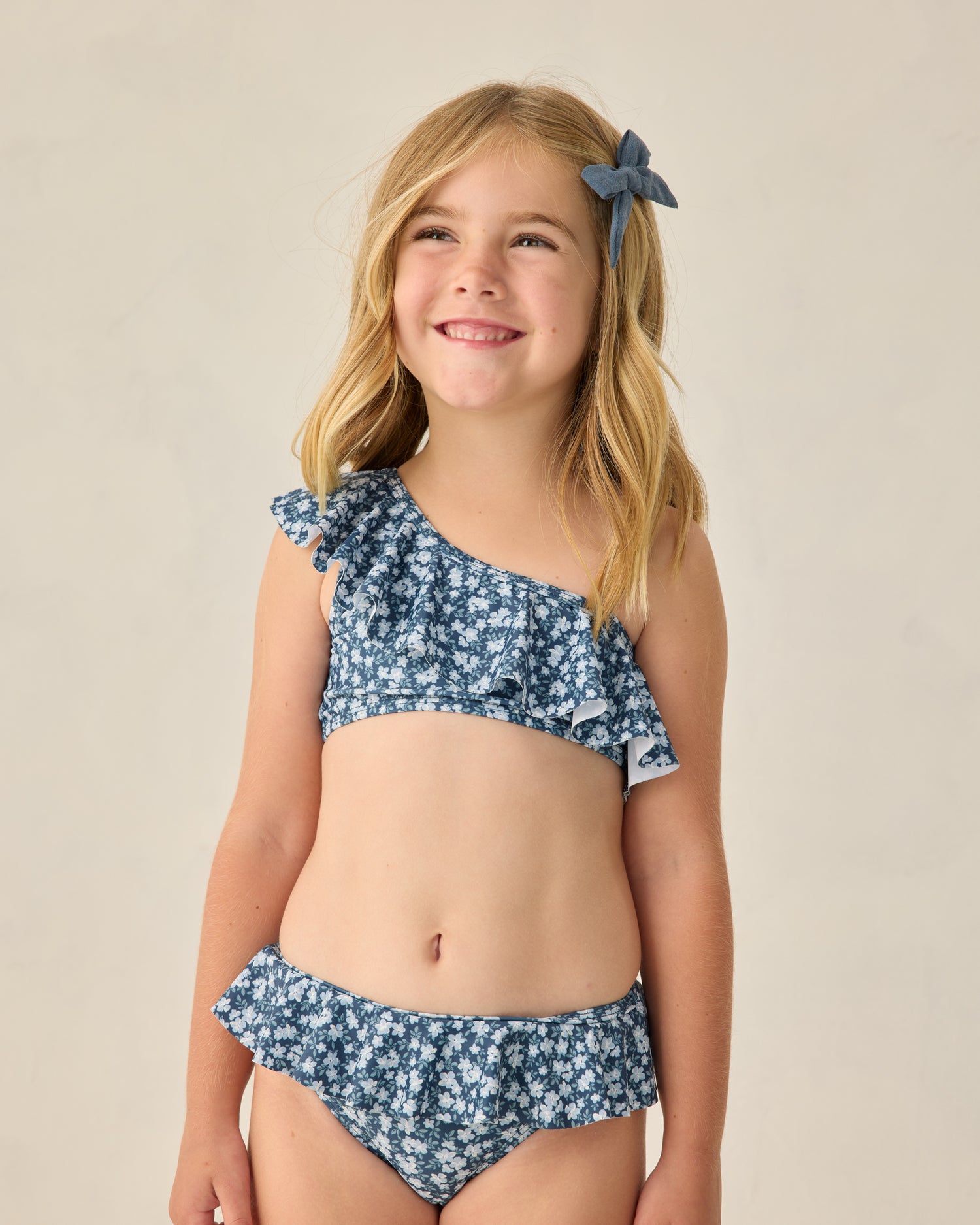 Rylee + Cru Bow, Set Of 2 - Navy