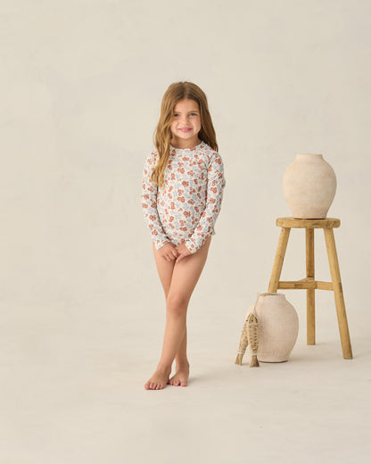 Rylee + Cru Maryn Rashguard Set - Americana Floral