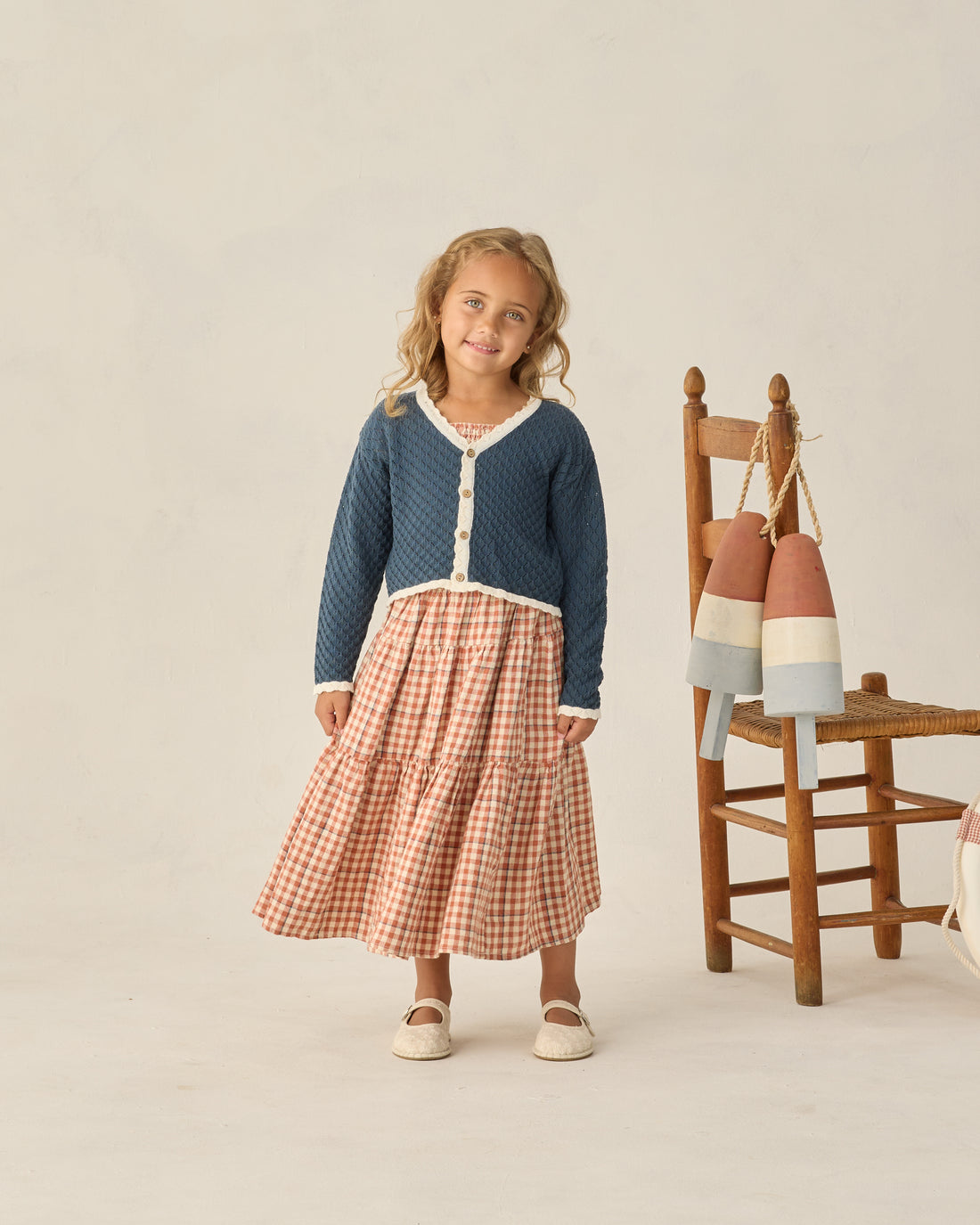 Rylee + Cru Ella Cardigan - Navy
