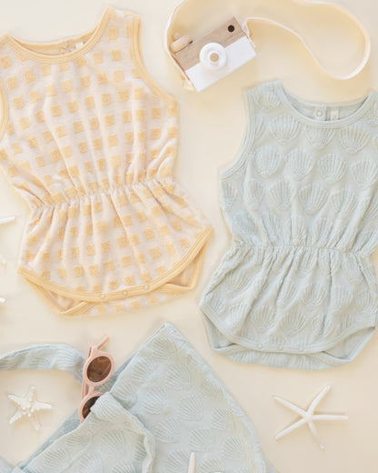 Rylee + Cru Cinch Playsuit - Seashells