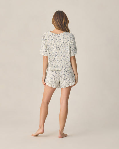 Rylee + Cru Women Mosie Set - Blue Ditsy