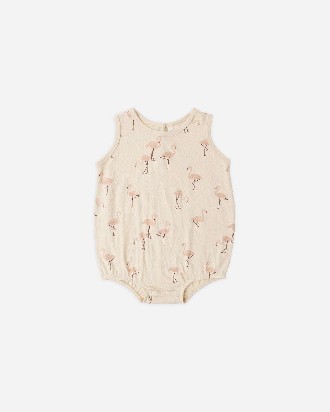 Rylee + Cru Bubble Onesie - Flamingo