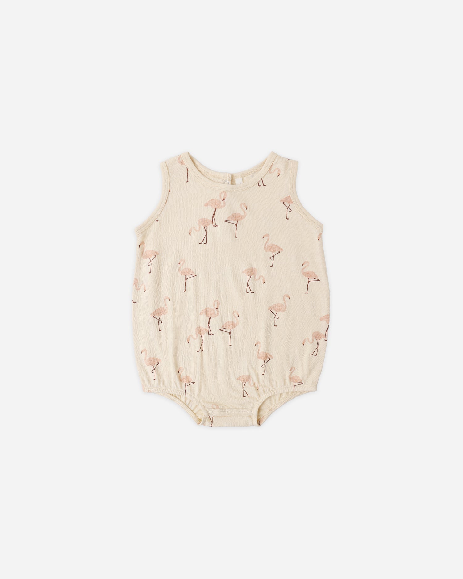 Rylee + Cru Bubble Onesie - Flamingo