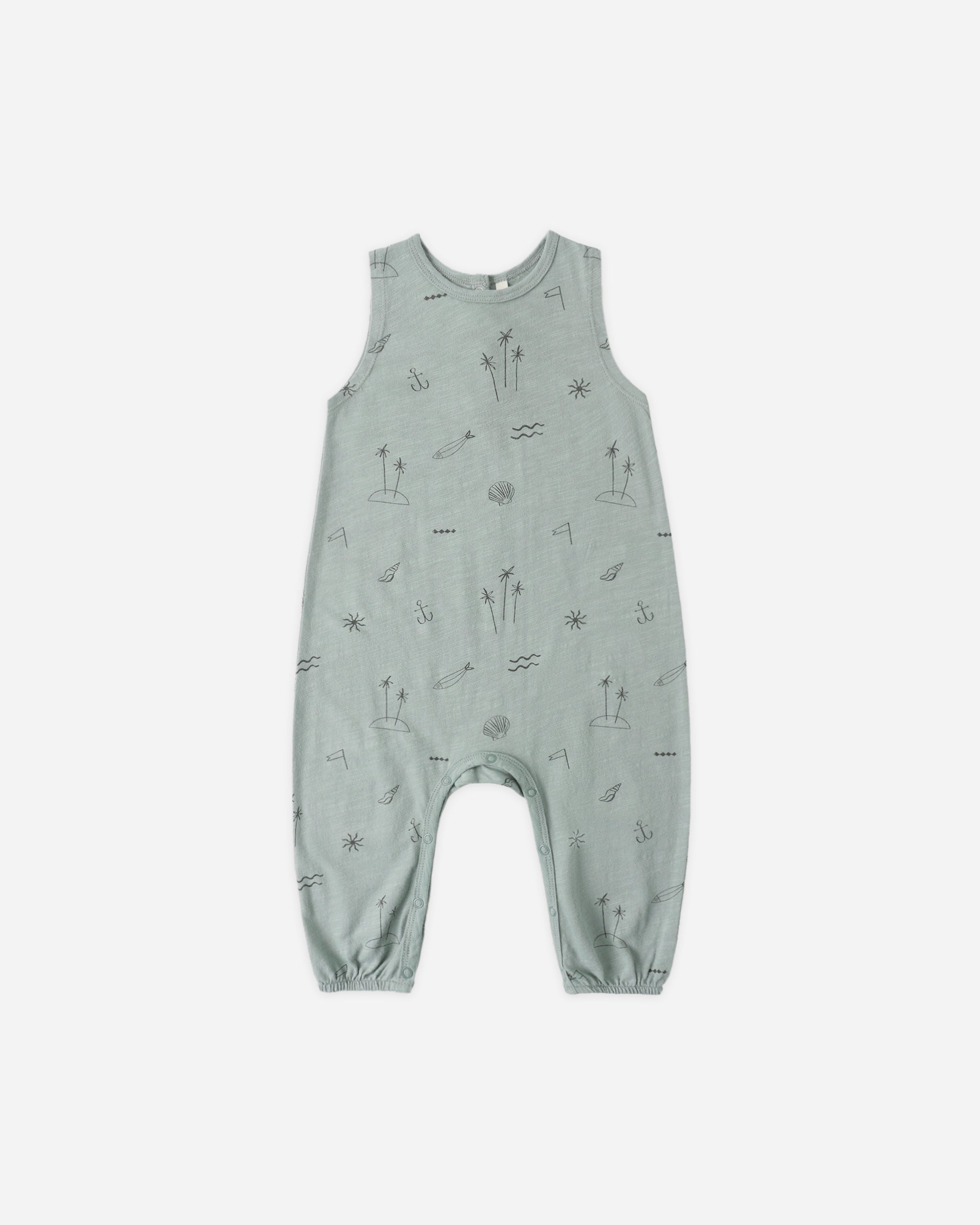 Rylee + Cru Mills Jumpsuit - Coastal