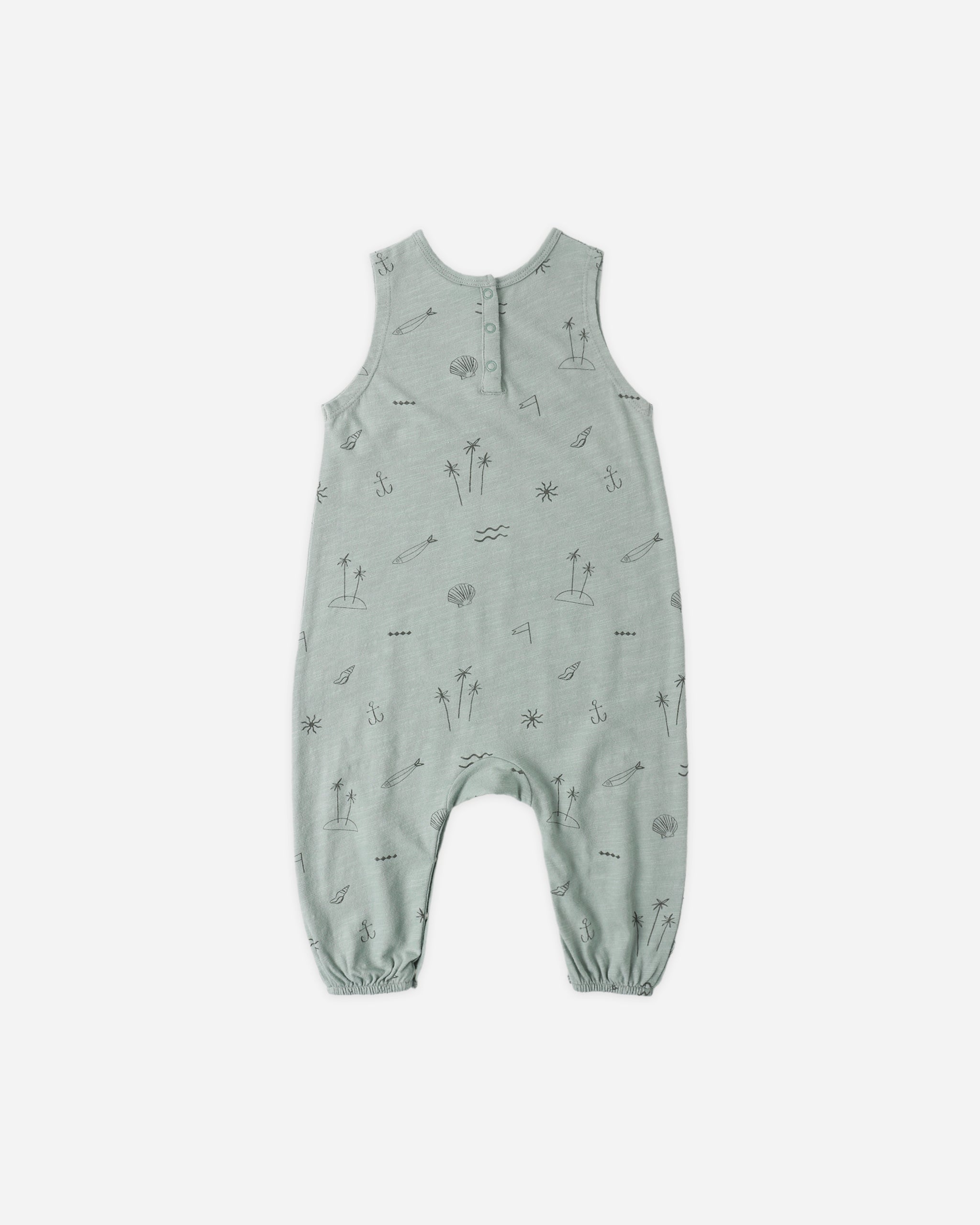 Rylee + Cru Mills Jumpsuit - Coastal