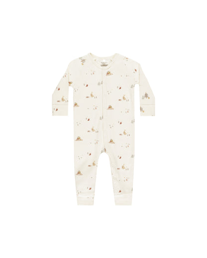 Rylee + Cru Organic Long John Pajamas - Presents