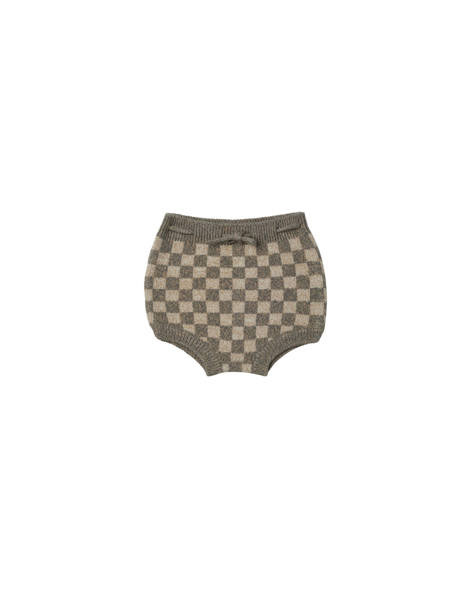 Rylee + Cru Heathered Check Knit Bloomer - Heathered Check