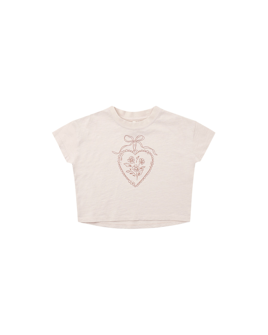 Rylee + Cru Boxy Tee - Heart Locket