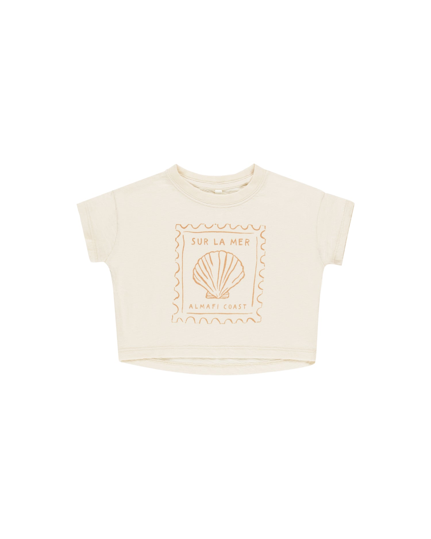 Rylee + Cru Boxy Tee - Seashell