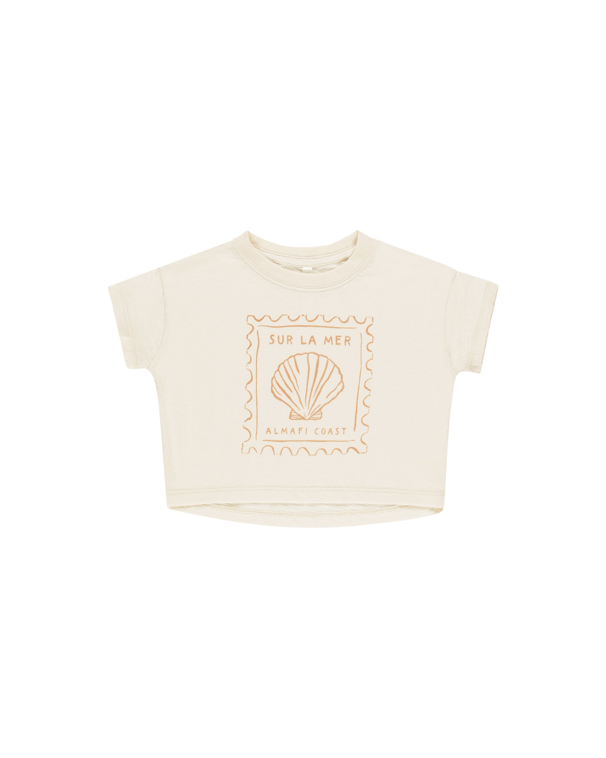 Rylee + Cru Boxy Tee - Seashell