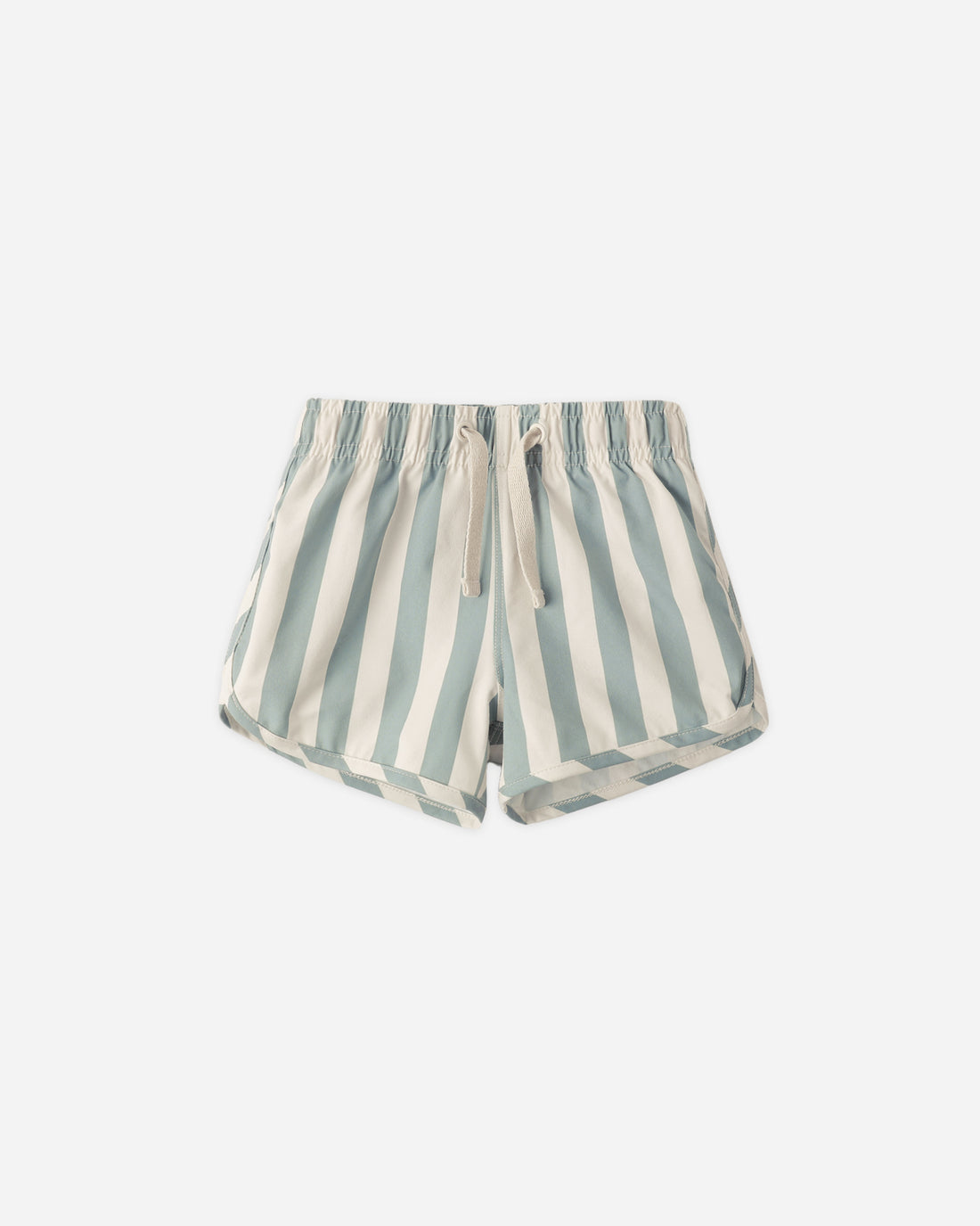 Rylee + Cru Swim Trunk - Green Stripe