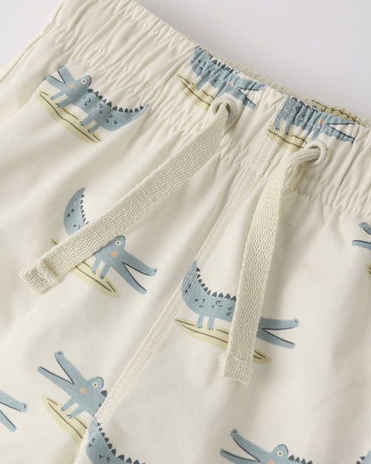 Rylee + Cru Swim Trunk - Alligators