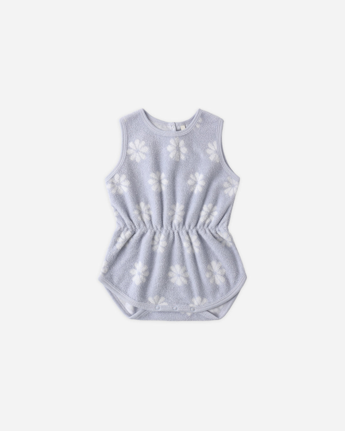 Rylee + Cru Cinch Playsuit - Periwinkle Daisy