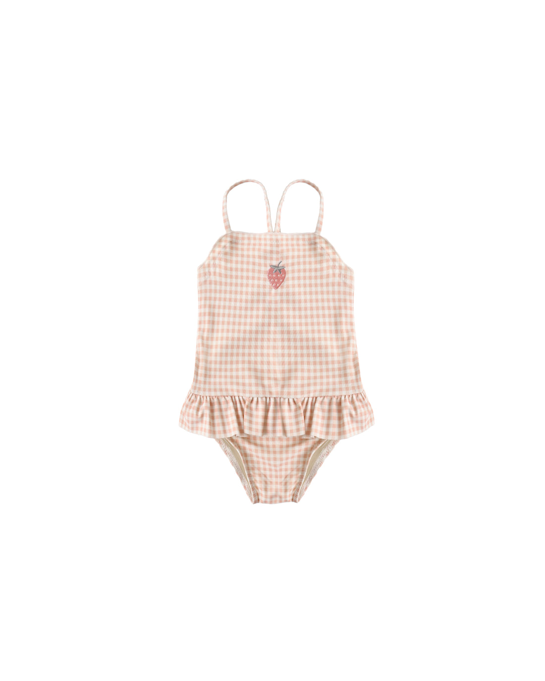 Rylee + Cru Tori Skirted One Piece - Petal Gingham