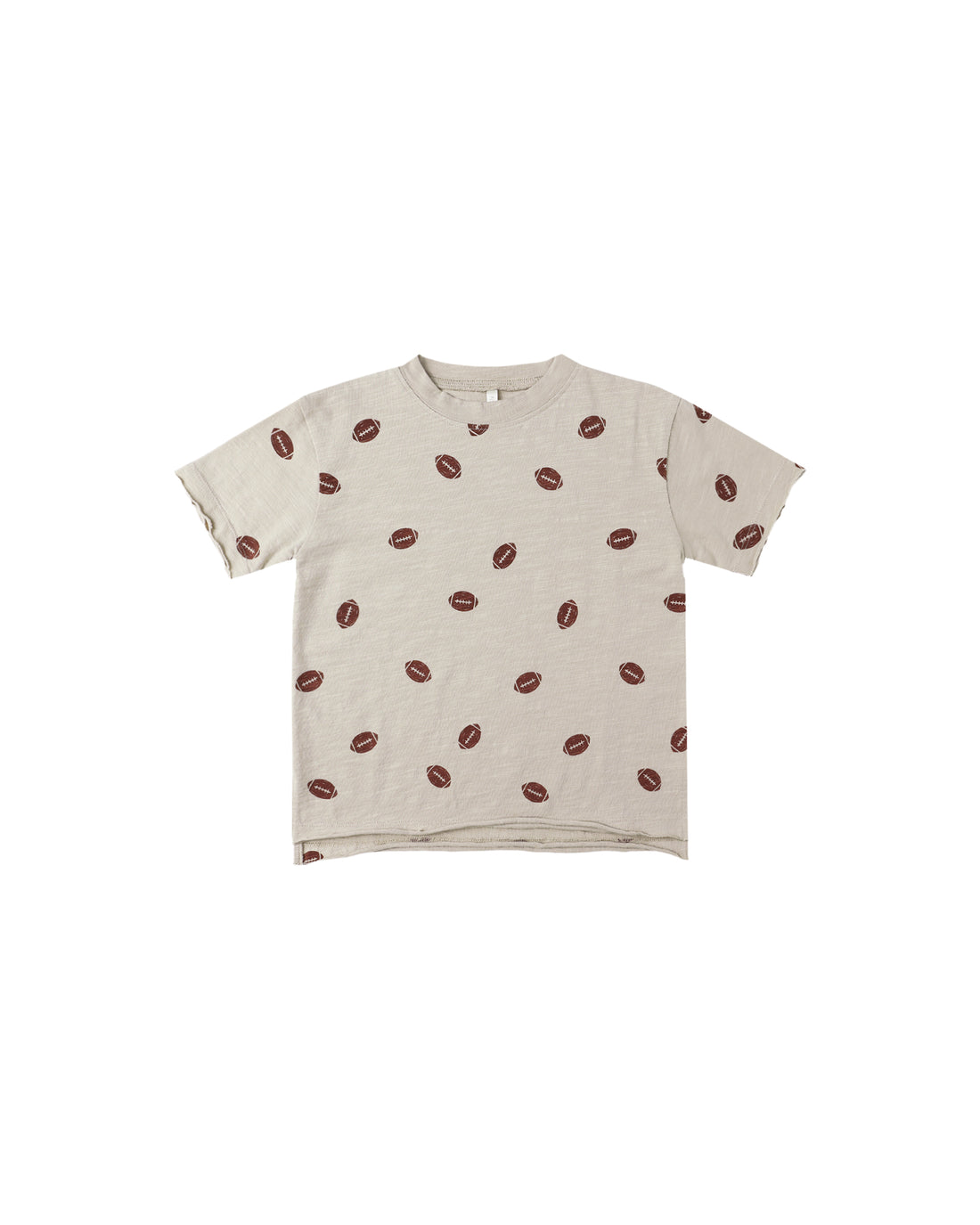 Rylee + Cru Raw Edge Tee - Footballs
