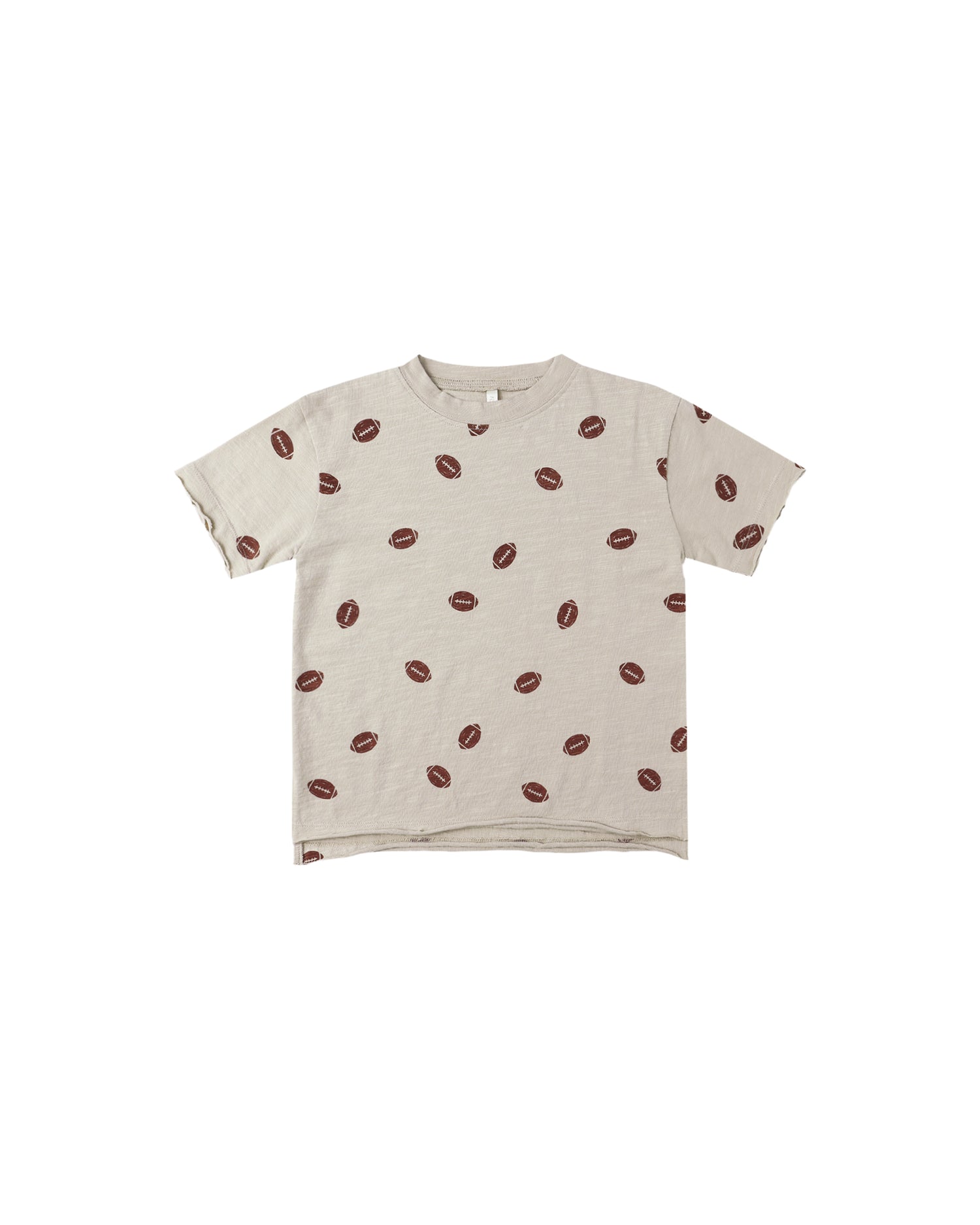 Rylee + Cru Raw Edge Tee - Footballs