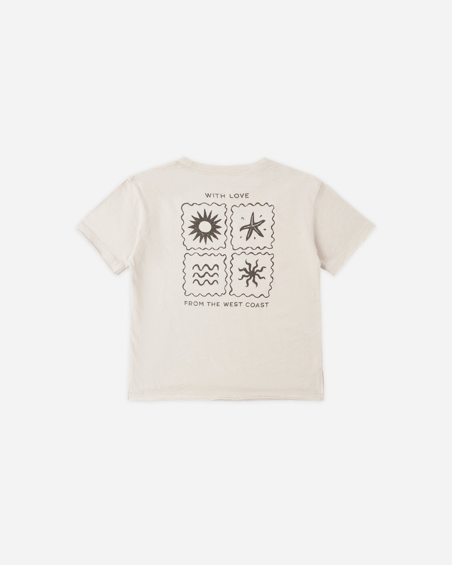 Rylee + Cru Raw Edge Tee - West Coast