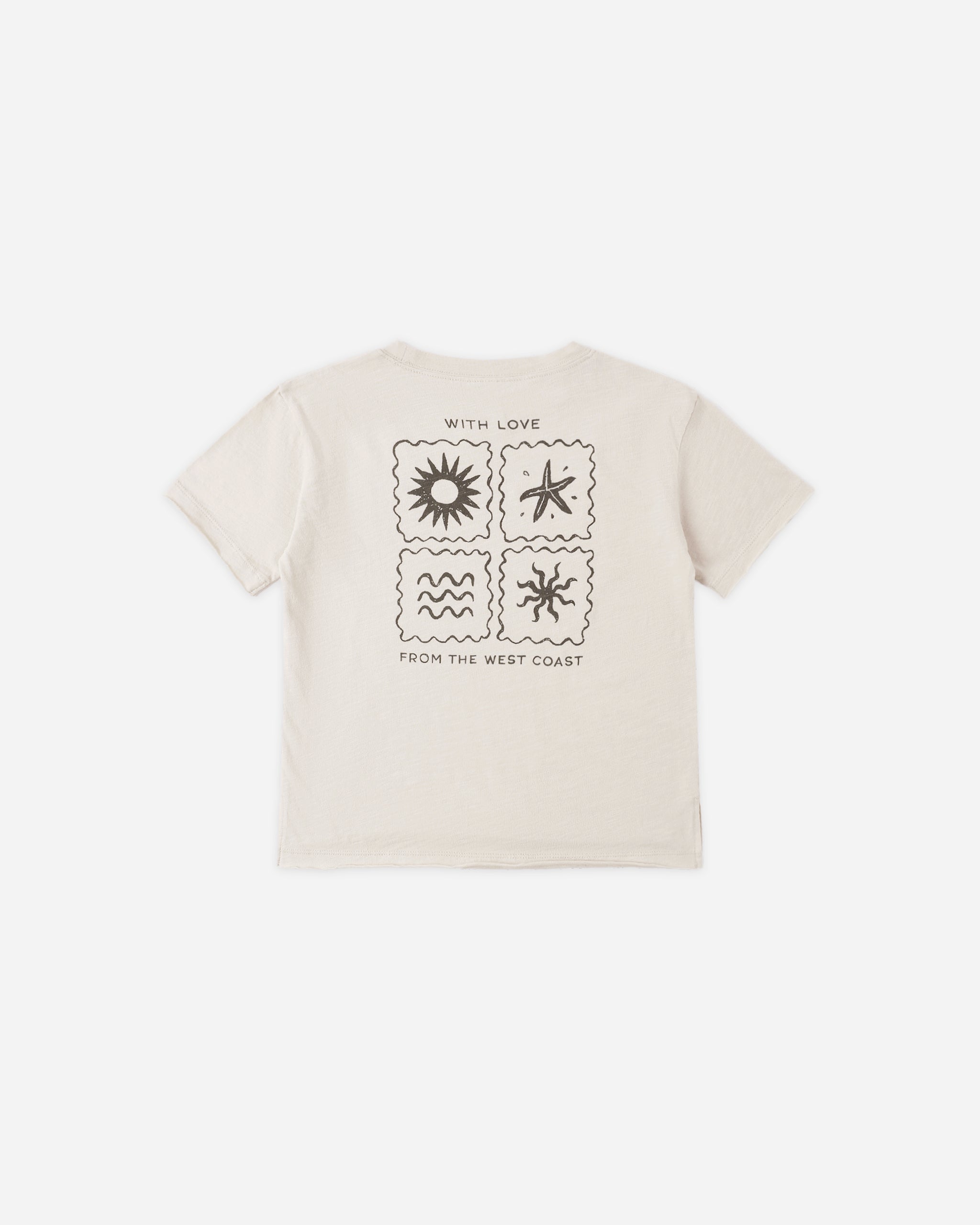 Rylee + Cru Raw Edge Tee - West Coast