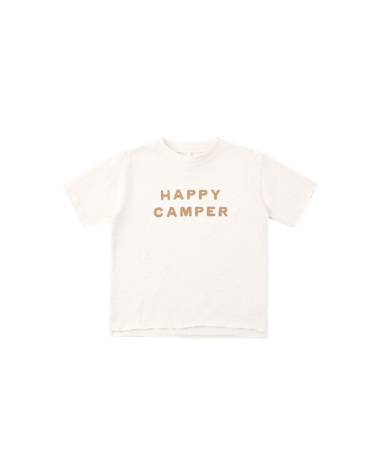Rylee + Cru Raw Edge Tee - Happy Camper