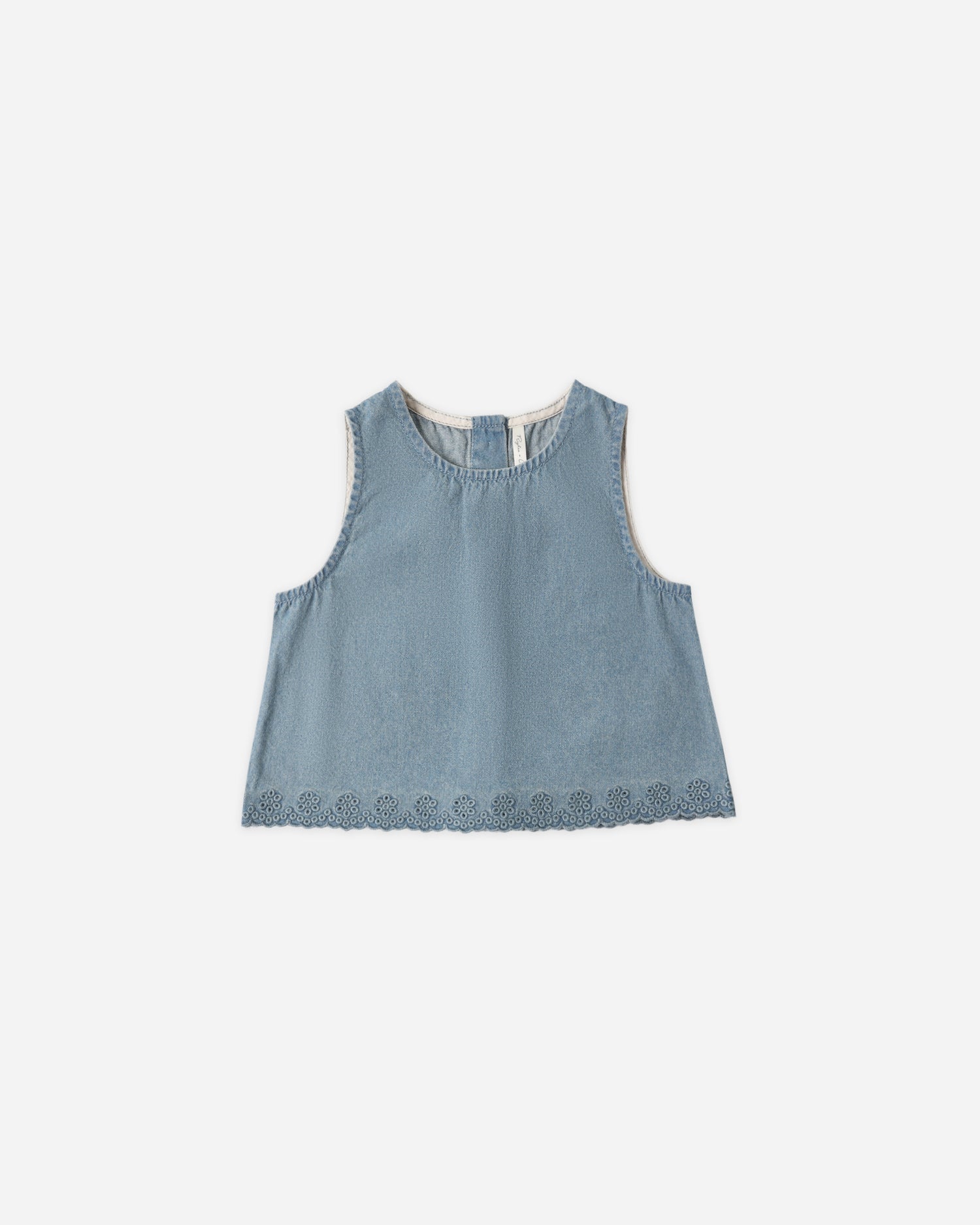 Rylee + Cru Aaron Top - Washed Blue