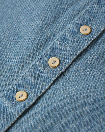 Rylee + Cru Aaron Top - Washed Blue