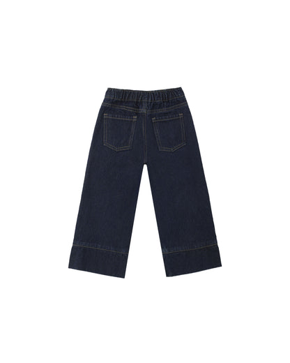 Rylee + Cru Patch Pocket Pant - Dark Indigo