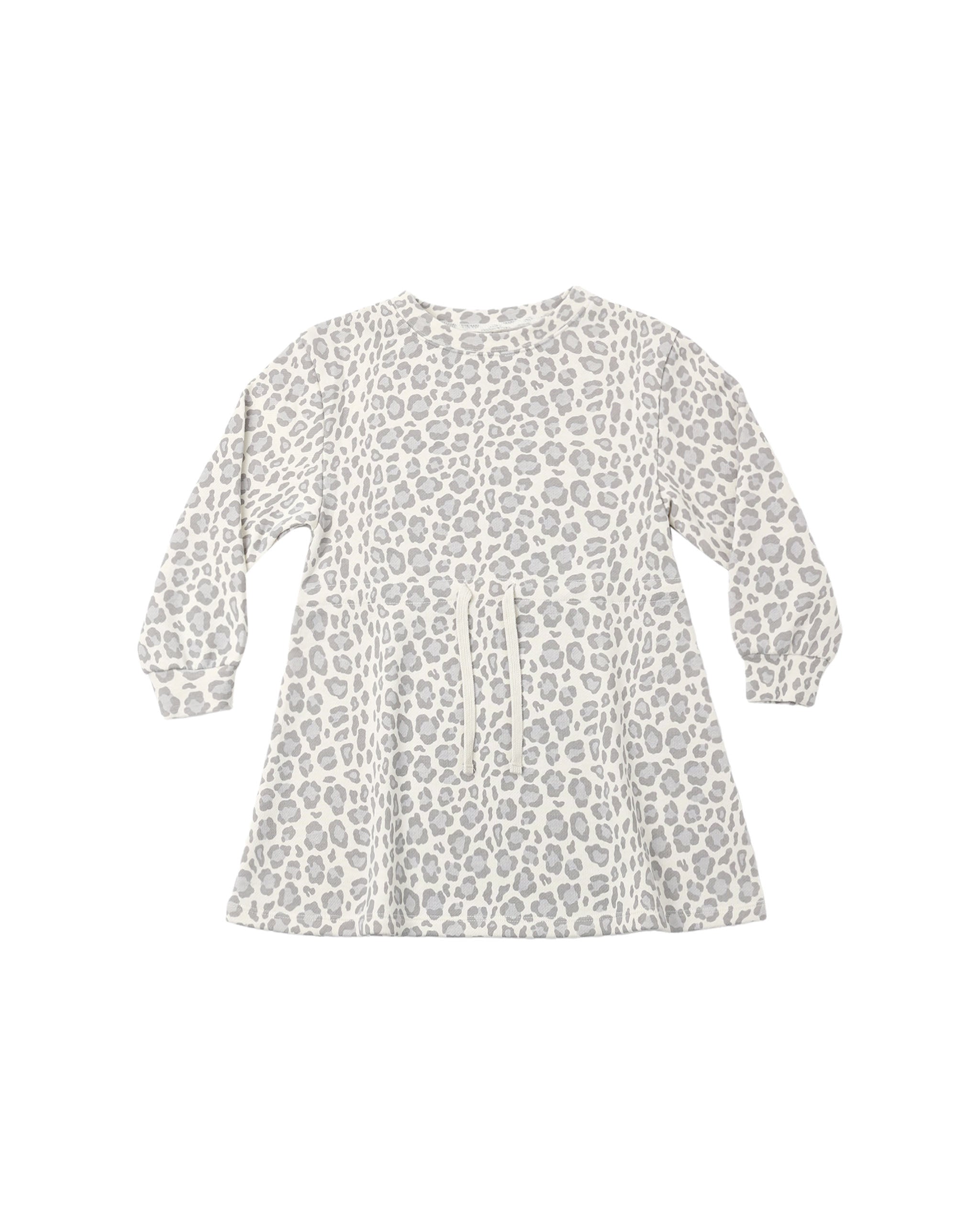 Rylee + Cru Tate Dress - Blue Leopard