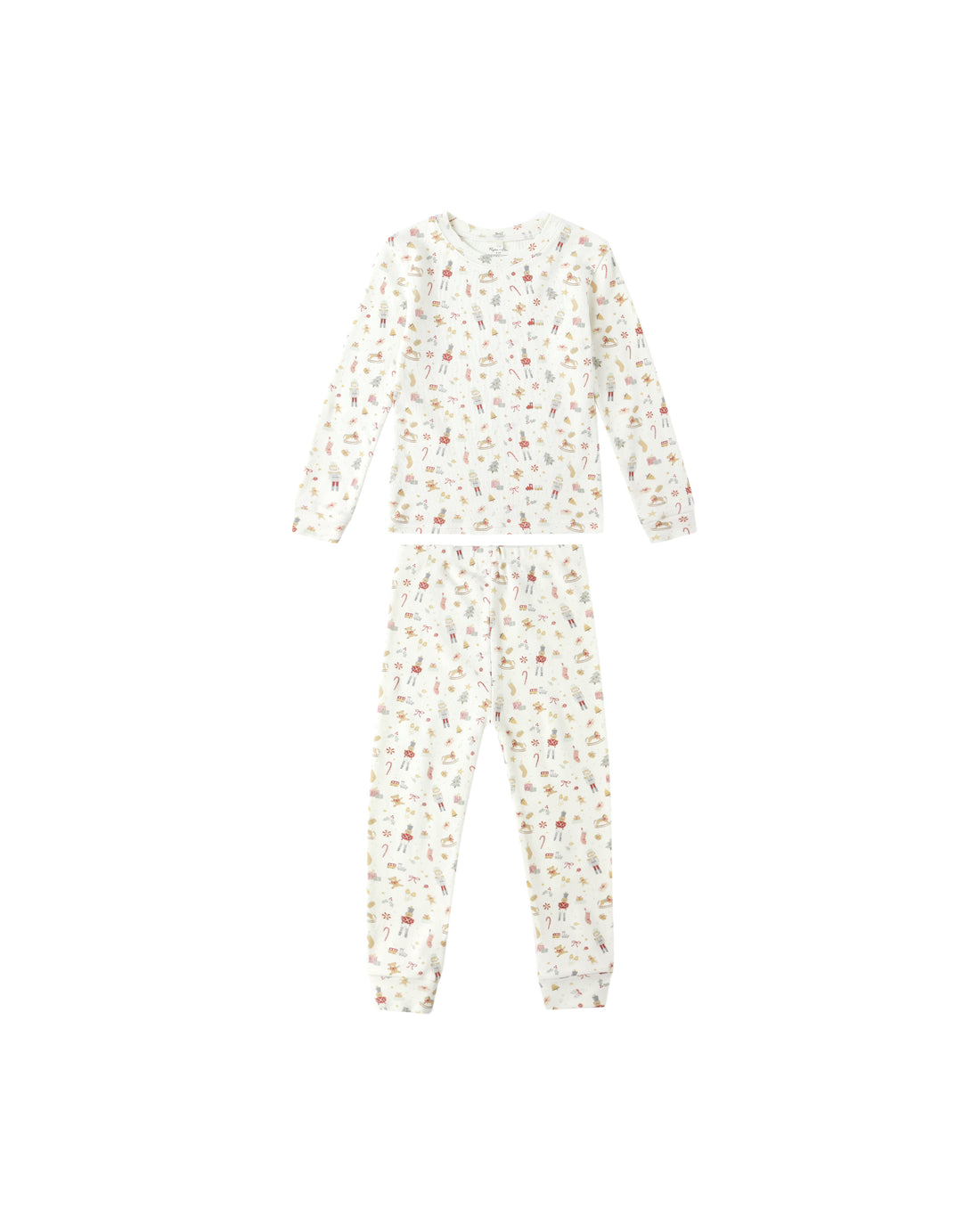 Rylee + Cru Organic Long Sleeve Pajama Set - Festive