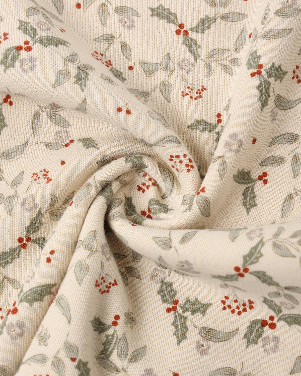 Rylee + Cru Organic Long Sleeve Pajamas Set - Holly Fleur