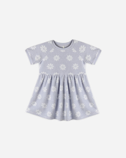 Rylee + Cru Raglan Dress - Periwinkle Daisy