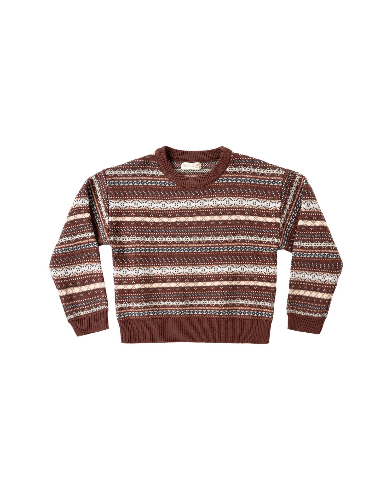 Rylee + Cru Aspen Sweater - Mulberry Multi Stripe