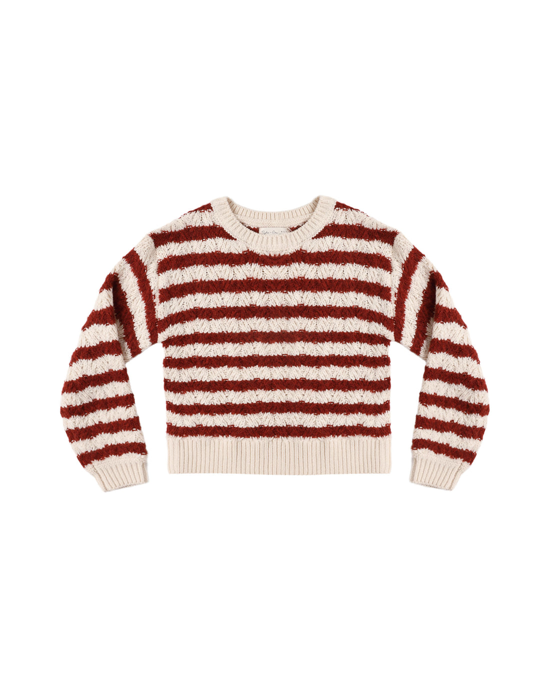 Rylee + Cru Aspen Sweater - Ruby Stripe