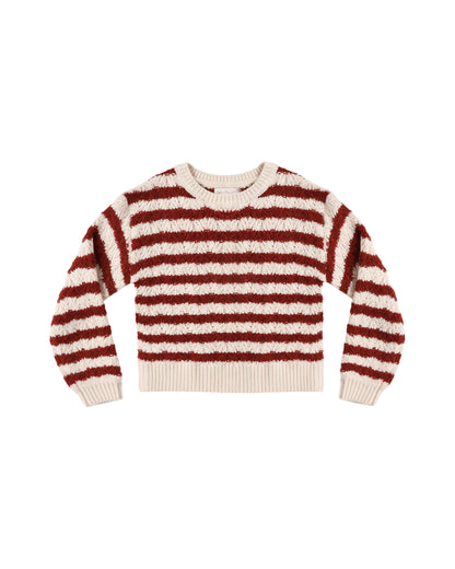 Rylee + Cru Aspen Sweater - Ruby Stripe