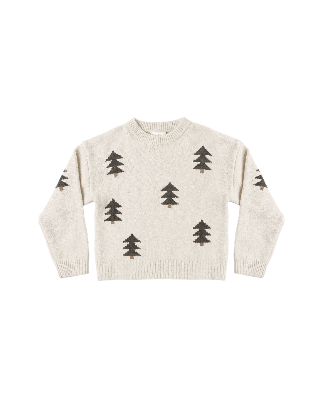 Rylee + Cru Aspen Sweater - Tree Jacquard
