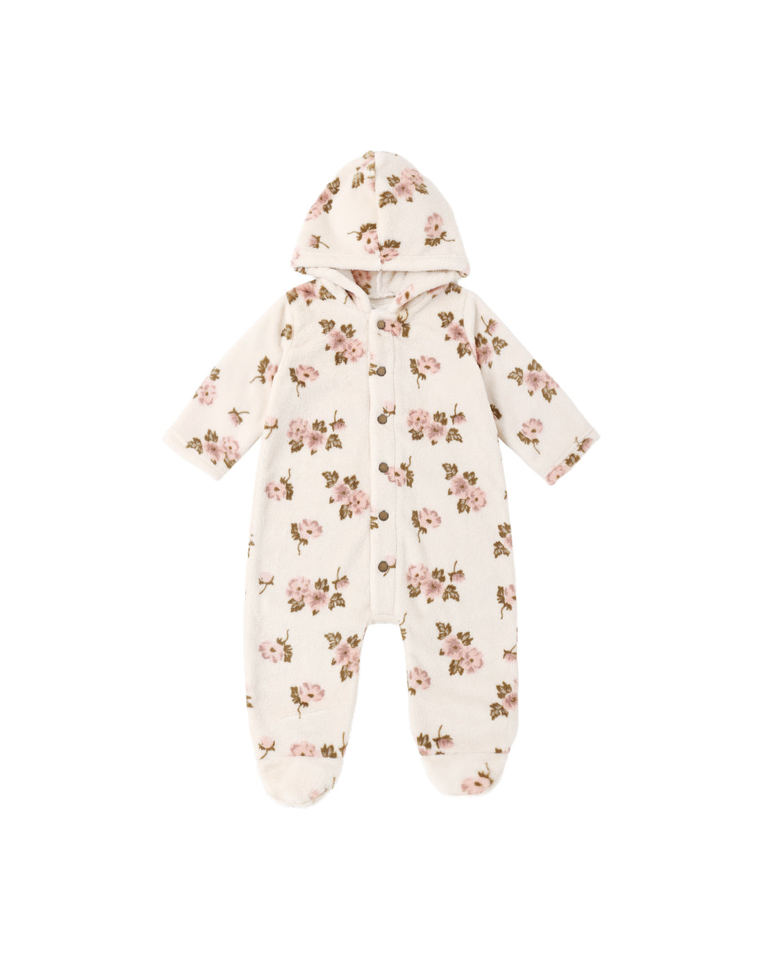 Rylee + Cru Fleece Jumpsuit - Rose Garden