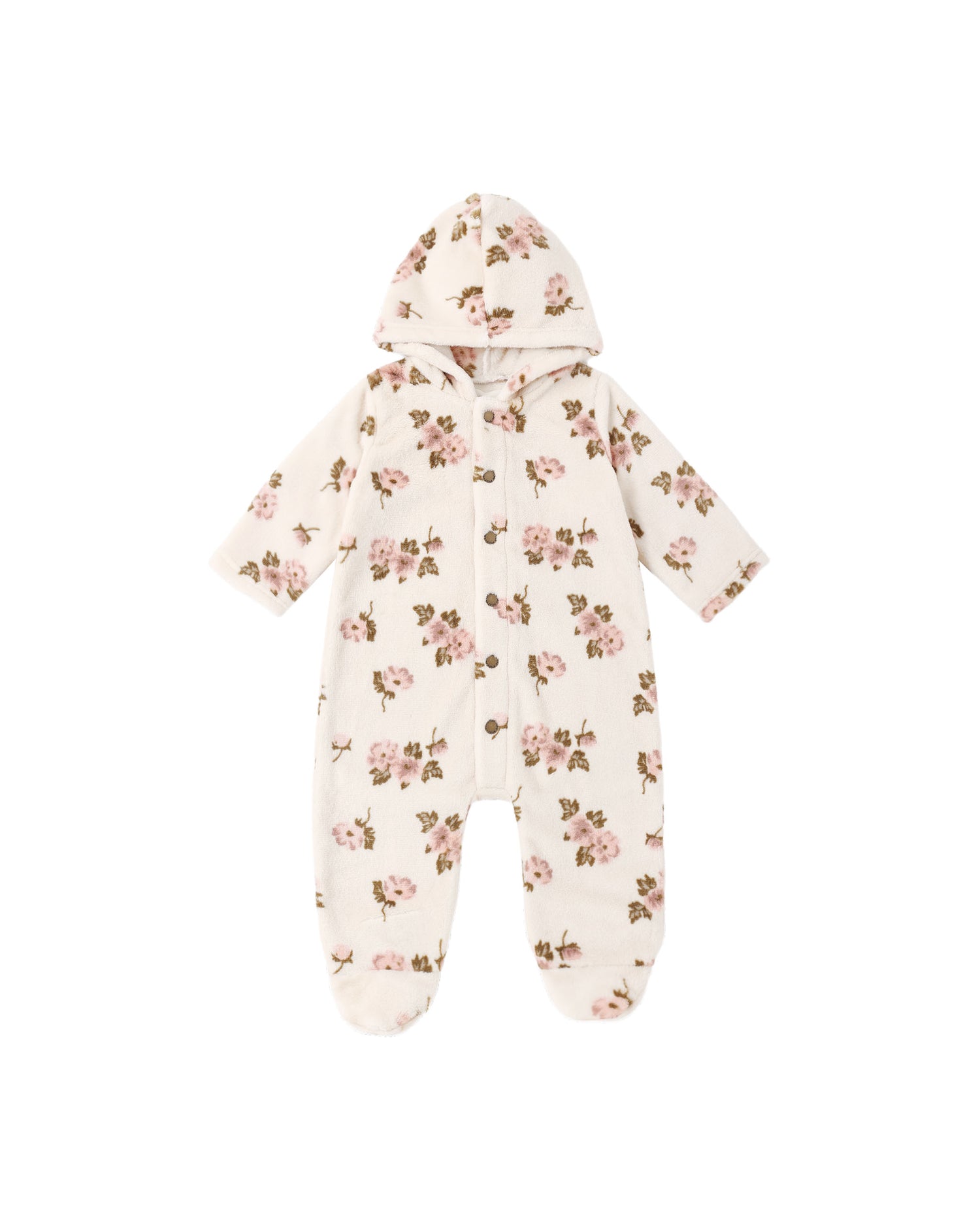 Rylee + Cru Fleece Jumpsuit - Rose Garden
