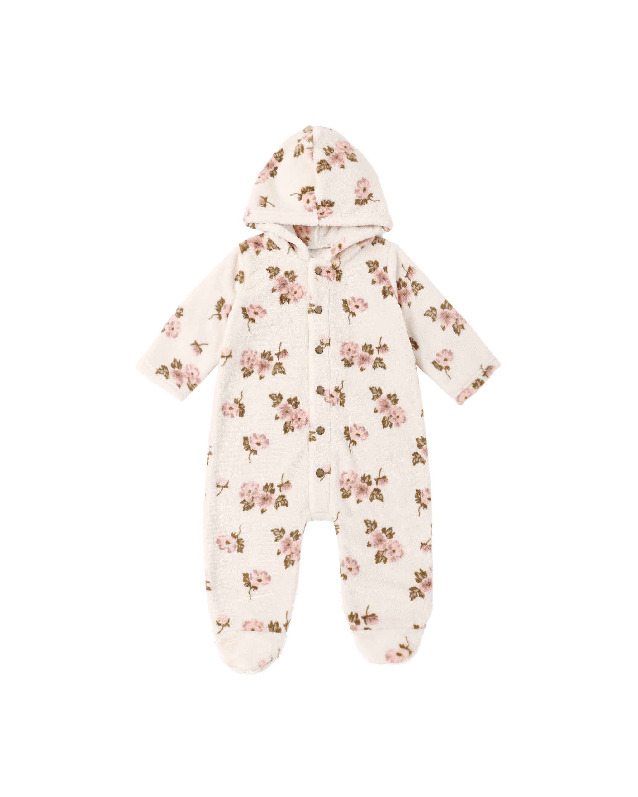 Rylee + Cru Fleece Jumpsuit - Rose Garden