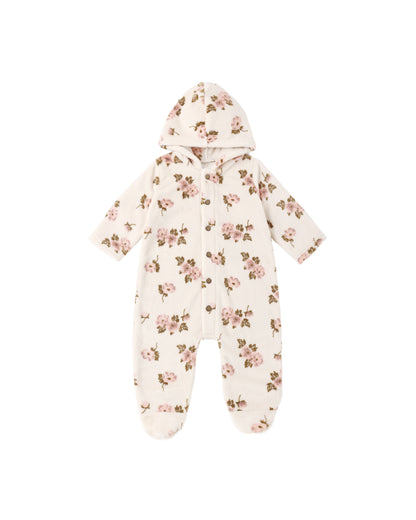 Rylee + Cru Fleece Jumpsuit - Rose Garden