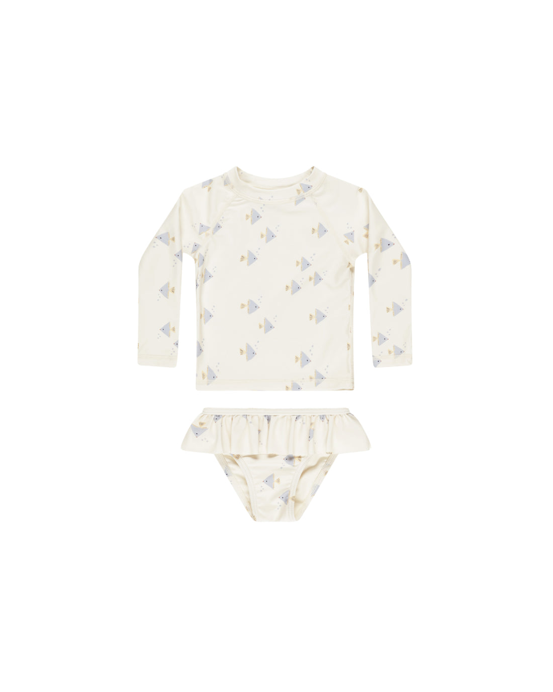 Rylee + Cru Rashguard Girls Set - Angel Fish